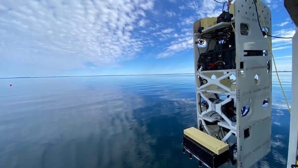 Launch of Eureka 1 - one of Impossible Metals' proprietary deep sea mining technologies. Source: Impossible Metals 